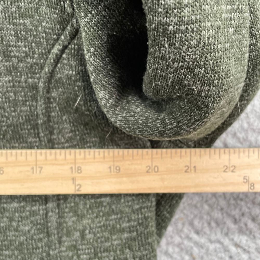 Rugged Elements Hoodie Mens Large Green Full Zip Sherpa Lined Sweater Jacket L - Picture 3 of 9